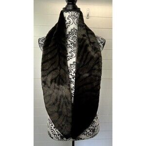 Vegan Fur Mink Scarf Wrap Mob Wife Retro Regency Rockabilly Pinup Whimsy Goth